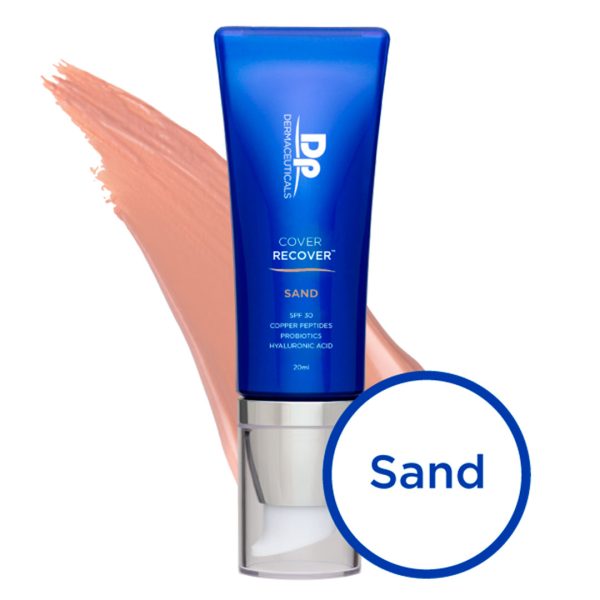 DP Dermaceuticals cover recover sand